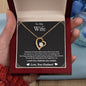 Forever Love Necklace For Daughter with On Demand Message Card