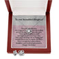 Daughter Birthday Love Knot Earring and Necklace Set