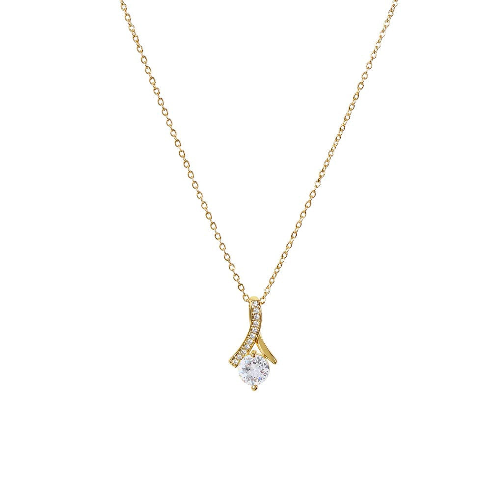 You Are My Sunshine Alluring Beauty Necklace (Yellow & White Gold Variants)