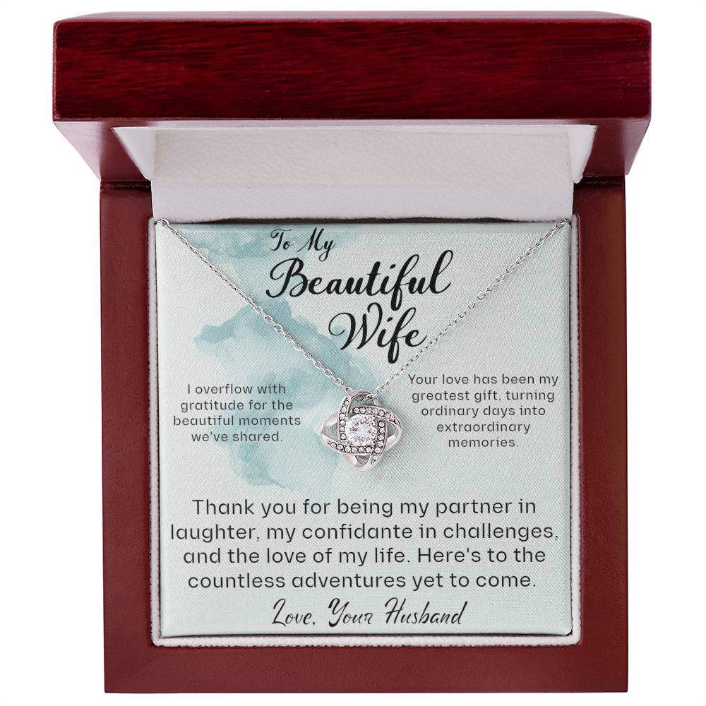 From Husband to Wife - Thank you for being my partner