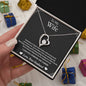 Forever Love Necklace For Daughter with On Demand Message Card