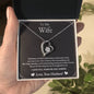 Forever Love Necklace For Daughter with On Demand Message Card