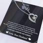 Forever Love Necklace For Daughter with On Demand Message Card