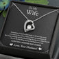 Forever Love Necklace For Daughter with On Demand Message Card