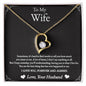 Forever Love Necklace For Daughter with On Demand Message Card