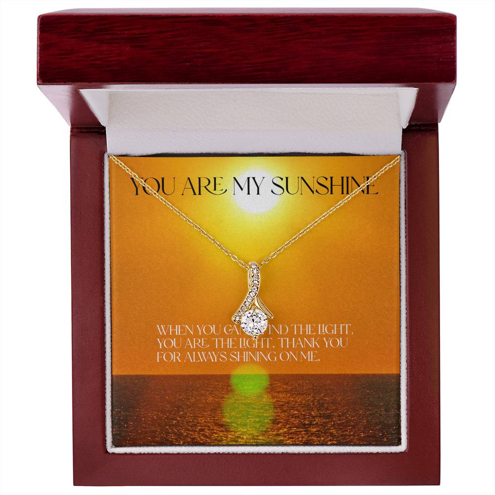 You Are My Sunshine Alluring Beauty Necklace (Yellow & White Gold Variants)