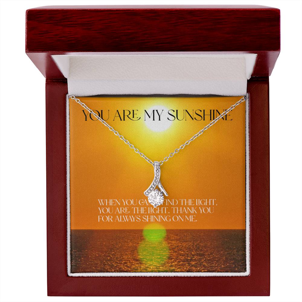 You Are My Sunshine Alluring Beauty Necklace (Yellow & White Gold Variants)