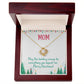 Christmas holiday necklace for mom