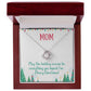 Christmas holiday necklace for mom